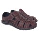 Sandale barbati casual din piele naturala Bordeaux RGKR73VIS