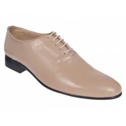 Marimea 40 Pantofi barbati office eleganti din piele naturala bej RMOD1BEJ