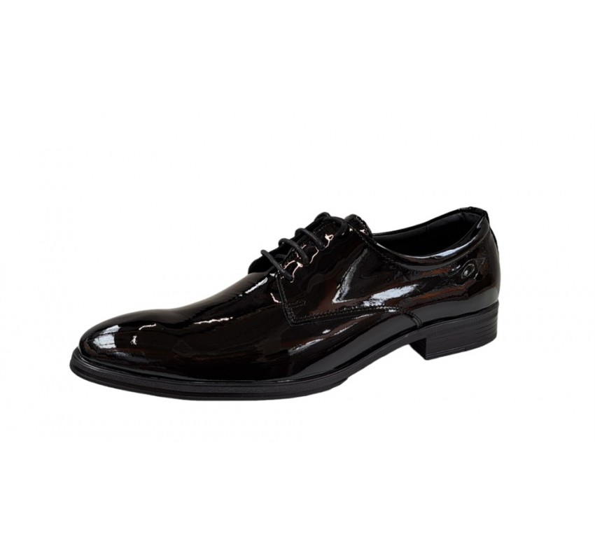 Pantofi barbati, eleganti, piele naturala, Negru LAC, ALEXANDER ROME 04