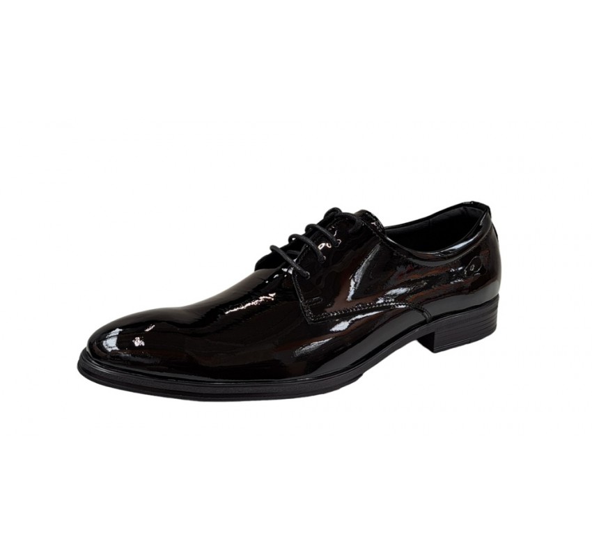 Pantofi barbati, eleganti, piele naturala, Negru LAC, ALEXANDER ROME 04