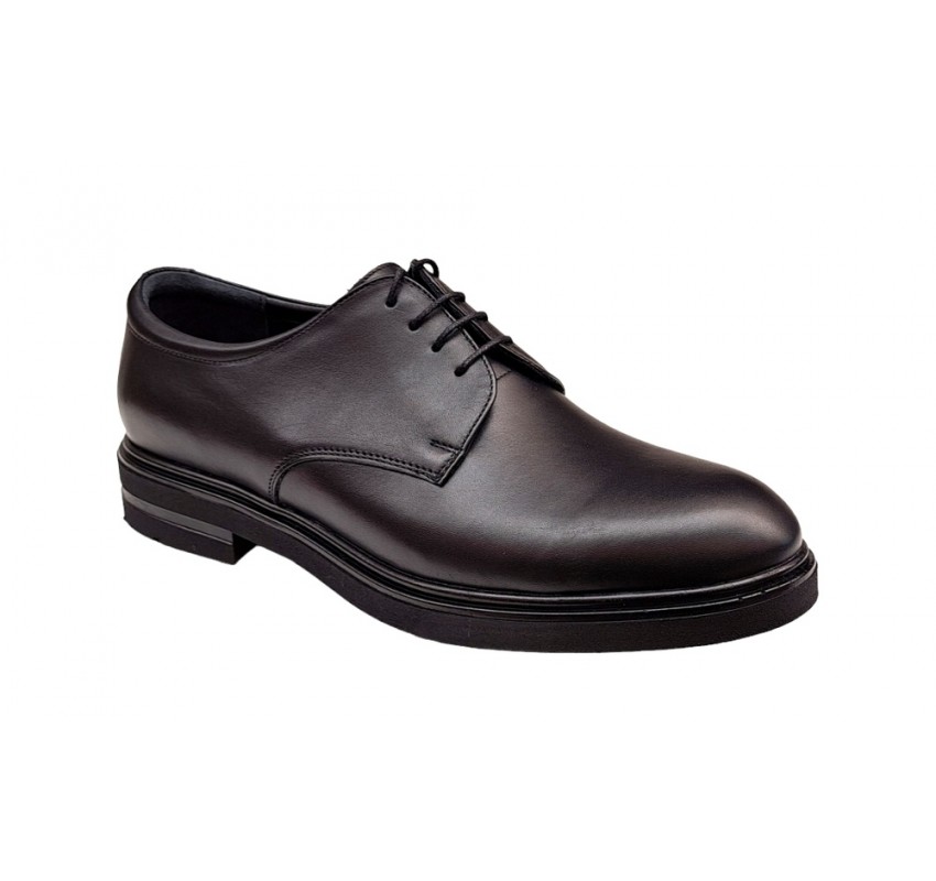 Pantofi barbati, casual, piele naturala, Negru, Ultra Confort, ALEXANDER 14