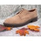 Pantofi barbati casual din piele naturala intoarsa Bej ALEXANDER 23