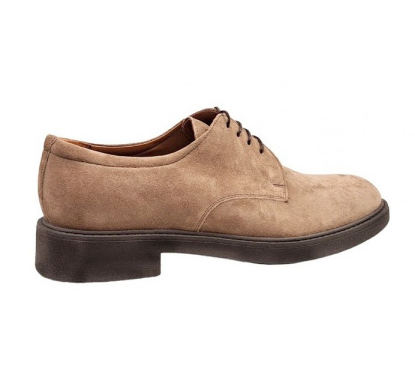 Pantofi barbati casual din piele naturala intoarsa Bej ALEXANDER 23