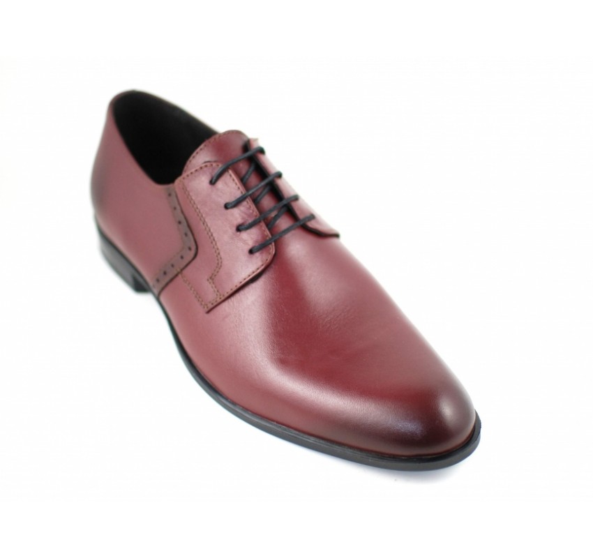 Pantofi barbati eleganti din piele naturala BORDO - Model ROSETYVIS