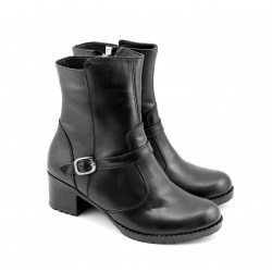 Ghete dama imblanite, din piele naturala ROV22N