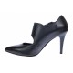 Pantofi stiletto dama din piele naturala toc 8cm - Model Roxanne Negru