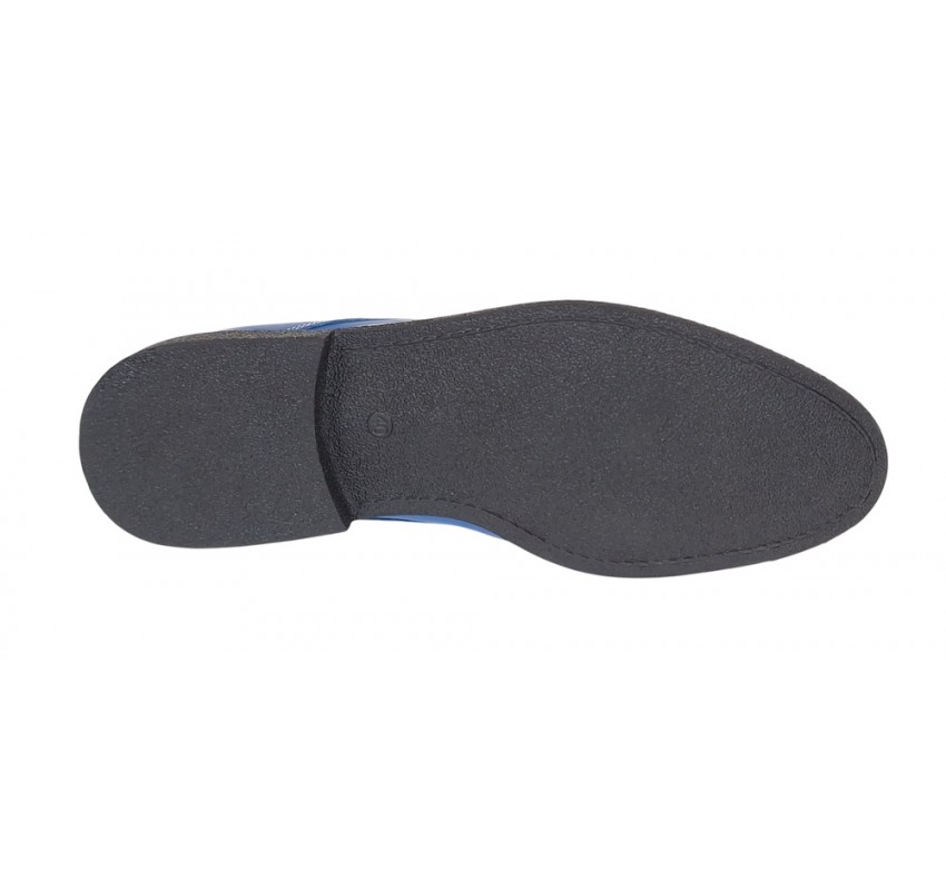 Marimea 40 Pantofi barbati din piele naturala model casual Albastru RP81BLX