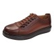 Pantofi sport-casual barbati maro din piele naturala DeSuceava RSY01M