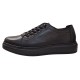Pantofi sport-casual barbati din piele naturala culoare neagra DeSuceava RSY01N