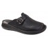 Saboti medicali dama din piele naturala de culoare neagra Med-Line RSY04N