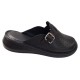 Saboti medicali dama din piele naturala de culoare neagra Med-Line RSY04N