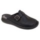 Saboti medicali dama din piele naturala de culoare neagra Med-Line RSY04N