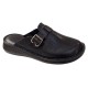 Saboti medicali dama din piele naturala de culoare neagra Med-Line RSY04N