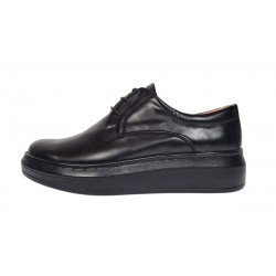 Marimea 38 Pantofi casual din piele naturala R5 Negru RSY2NF