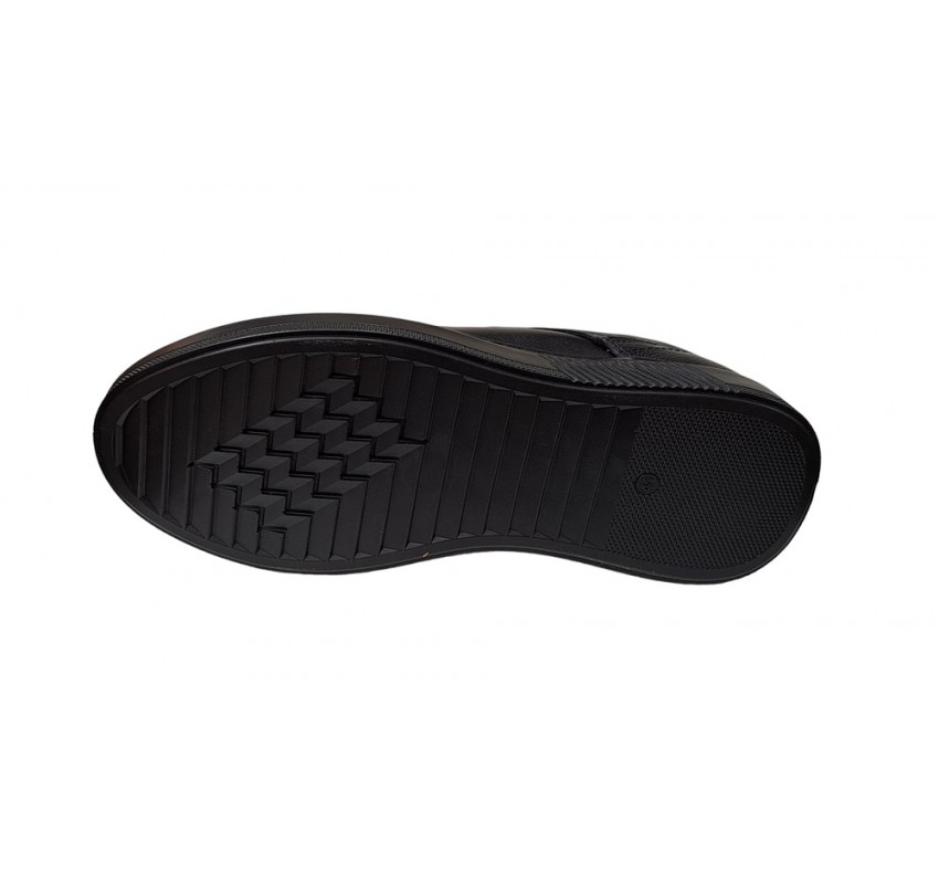 Pantofi casual barbati din piele naturala - Model Cairo Negru Gkr Pantofi casual barbati din piele naturala - Model Cairo Negru Gkr