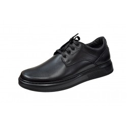 Pantofi casual barbati din piele naturala - Model Cairo Negru Gkr