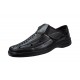 Pantofi barbati casual, perforati, din piele naturala, Negru - RSY502N