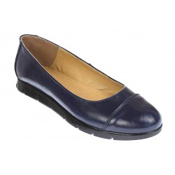 Balerini dama bleumarin din piele naturala - Model casual Raisa Blue Balerini dama bleumarin din piele naturala - Model casual Raisa Blue