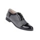 Pantofi dama casual din piele naturala - Model Negru, Gri Sara