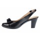Pantofi dama decupati piele naturala de culoare neagra – Eleganta si confort intr-un design rafinat