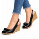 Pantofi dama decupati piele naturala de culoare neagra – Eleganta si confort intr-un design rafinat