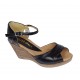 Sandale dama din piele naturala cu platforme de 7cm S105N2 Sandale dama din piele naturala cu platforme de 7cm S105N2