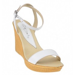 Sandale dama, din piele naturala,  platforma de 9cm, Made in Romania - S107A