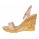 Sandale dama piele naturala platforme 10 cm – Confort si eleganta S107NUD
