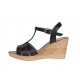 Sandale dama din piele naturala Negru S134NBOX