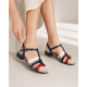 Sandale dama din piele naturala Alb, Rosu, Bleumarin S16RABL