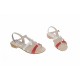 Sandale dama, din piele naturala box, rosu, bej, alb, S2RBA Sandale dama, din piele naturala box, rosu, bej, alb, S2RBA