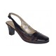 Pantofi dama decupati din piele naturala - Model cu toc 5cm - S301MN Pantofi dama decupati din piele naturala - Model cu toc 5cm - S301MN