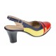 Pantofi dama eleganti din piele naturala - Model decupat cu toc de 5cm - S301RBLG