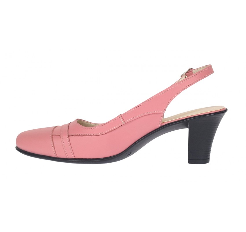 Pantofi dama decupati eleganti din piele naturala Roz - S301ROZ Pantofi dama decupati eleganti din piele naturala Roz - S301ROZ