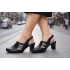 Sandale dama elegante din piele naturala – model negru, confort premium S33CRN