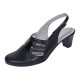 Sandale dama elegante din piele naturala – model negru, confort premium S33CRN