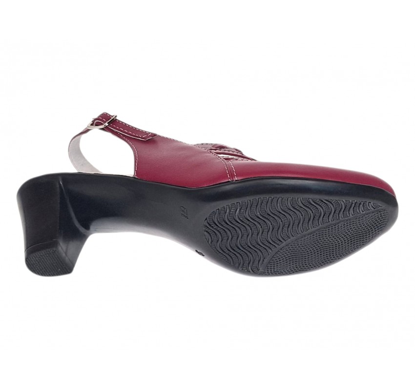 Sandale dama elegante din piele naturala – model Ciclam, confort premium S33VIS