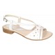 Sandale dama albe din piele naturala  - S36A