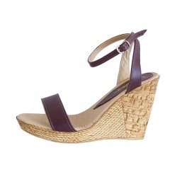 Sandale dama din piele naturala cu platforme de 10 cm - Model S415M