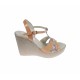 Sandale dama, din piele naturala, Nud - Lac, Color cu platforme de 11 cm, S46NLCOLOR Sandale dama, din piele naturala, Nud - Lac, Color cu platforme de 11 cm, S46NLCOLOR