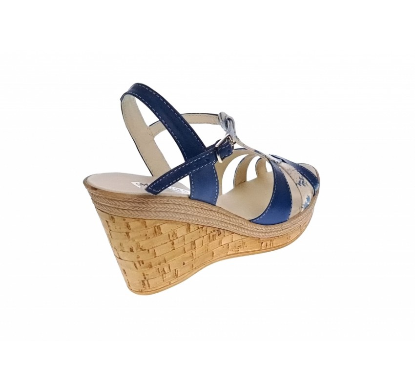 Sandale dama, din piele naturala, Toc 8 cm, Albastru, Color, S47BL1 Sandale dama, din piele naturala, Toc 8 cm, Albastru, Color, S47BL1