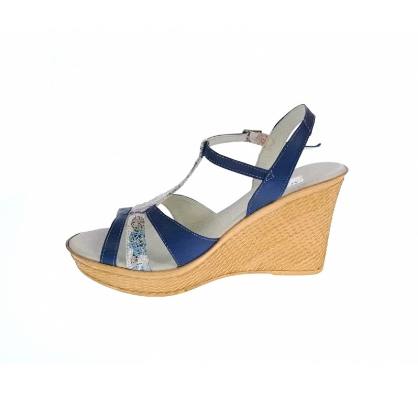 Sandale dama, din piele naturala, Toc 8 cm, Albastru, Color 2, S47BL2 Sandale dama, din piele naturala, Toc 8 cm, Albastru, Color 2, S47BL2
