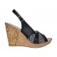 Sandale dama din piele naturala cu platforme de 10cm Negre Color S47XNCOL