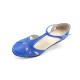 Sandale dama din piele naturala cu toc de 7cm - S48BLEU