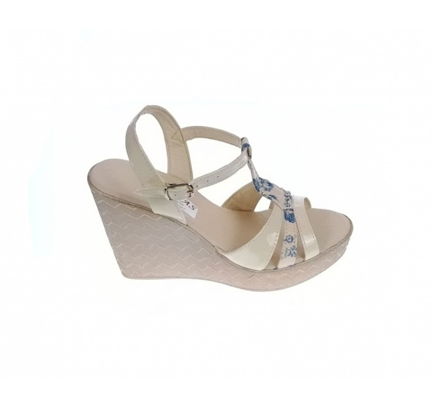 Sandale dama, din piele naturala, Bej - Lac, Color, cu platforme de 11 cm, S49BLCOLOR Sandale dama, din piele naturala, Bej - Lac, Color, cu platforme de 11 cm, S49BLCOLOR