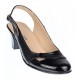 Pantofi dama decupati din piele naturala toc de 5 cm S511NL Pantofi dama decupati din piele naturala toc de 5 cm S511NL