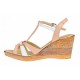 Sandale dama din piele naturala cu platforme de 7 cm S51NDA