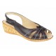 Marimea 36 Sandale dama casual din piele naturala maro S52MA