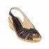 Marimea 36 Sandale dama casual din piele naturala maro S52MA