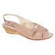 Marimea 39 Sandale dama casual din piele naturala Nude S52NUDE